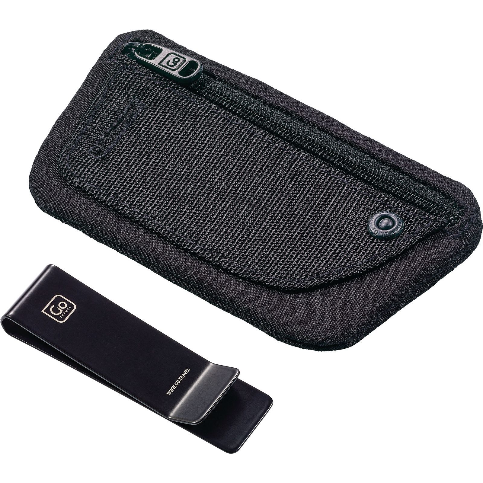 CLIP AND GO STRAP W/POUCH BLACK - Four Seasons