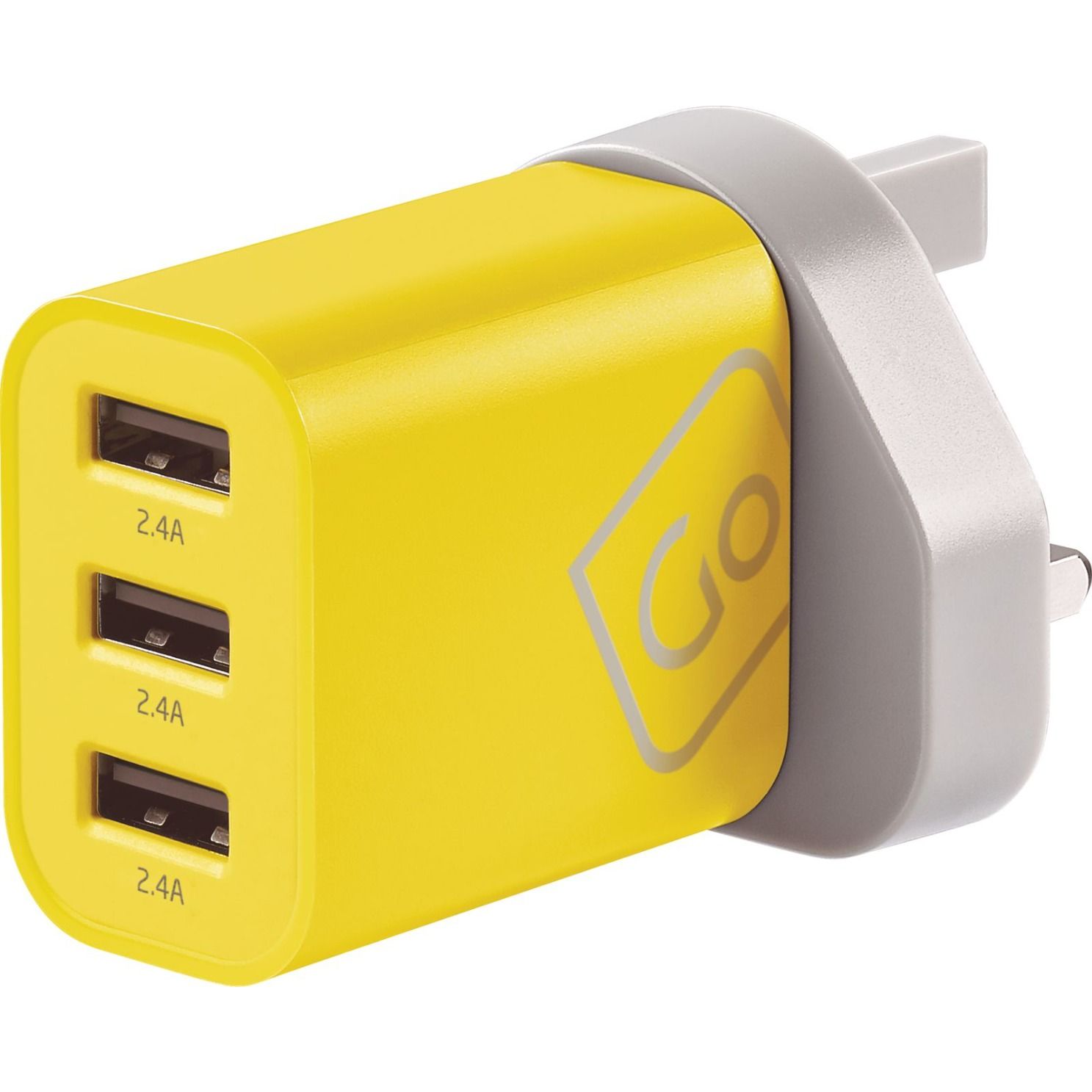 Chargeur USB EU-Plug 1 Port 5V 2.4A 2.4A blanc