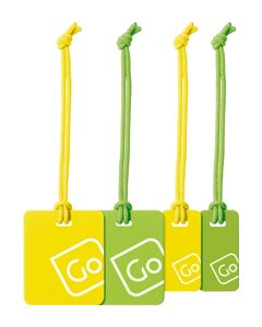 Luggage Tags Family Pack (Yellow/Green)