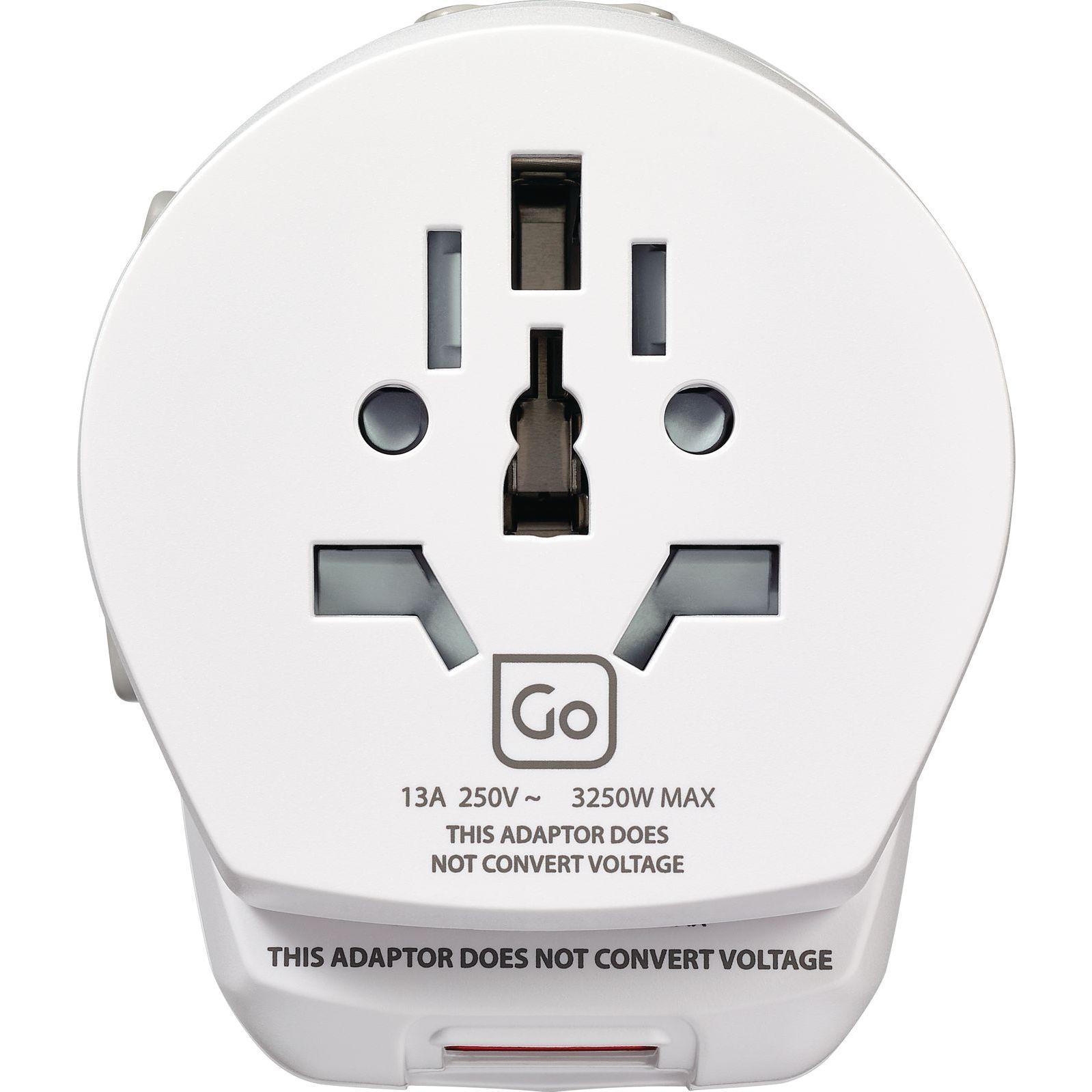 Go Travel Worldwide-uk Adaptor And Usb in White for Men Mens Bags Luggage and suitcases 