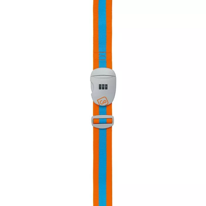 Combi Luggage Strap Blue Orange