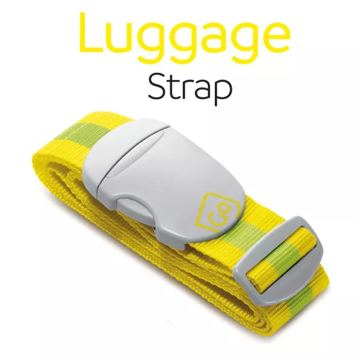 Yellow luggage strap deals