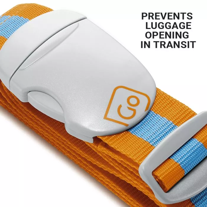 Luggage Strap Blue Orange