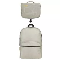 ★ DIAGONAL★ LIGHT PACKABLE BACKPACK ivory DA241B01-2 Backpack (Light)